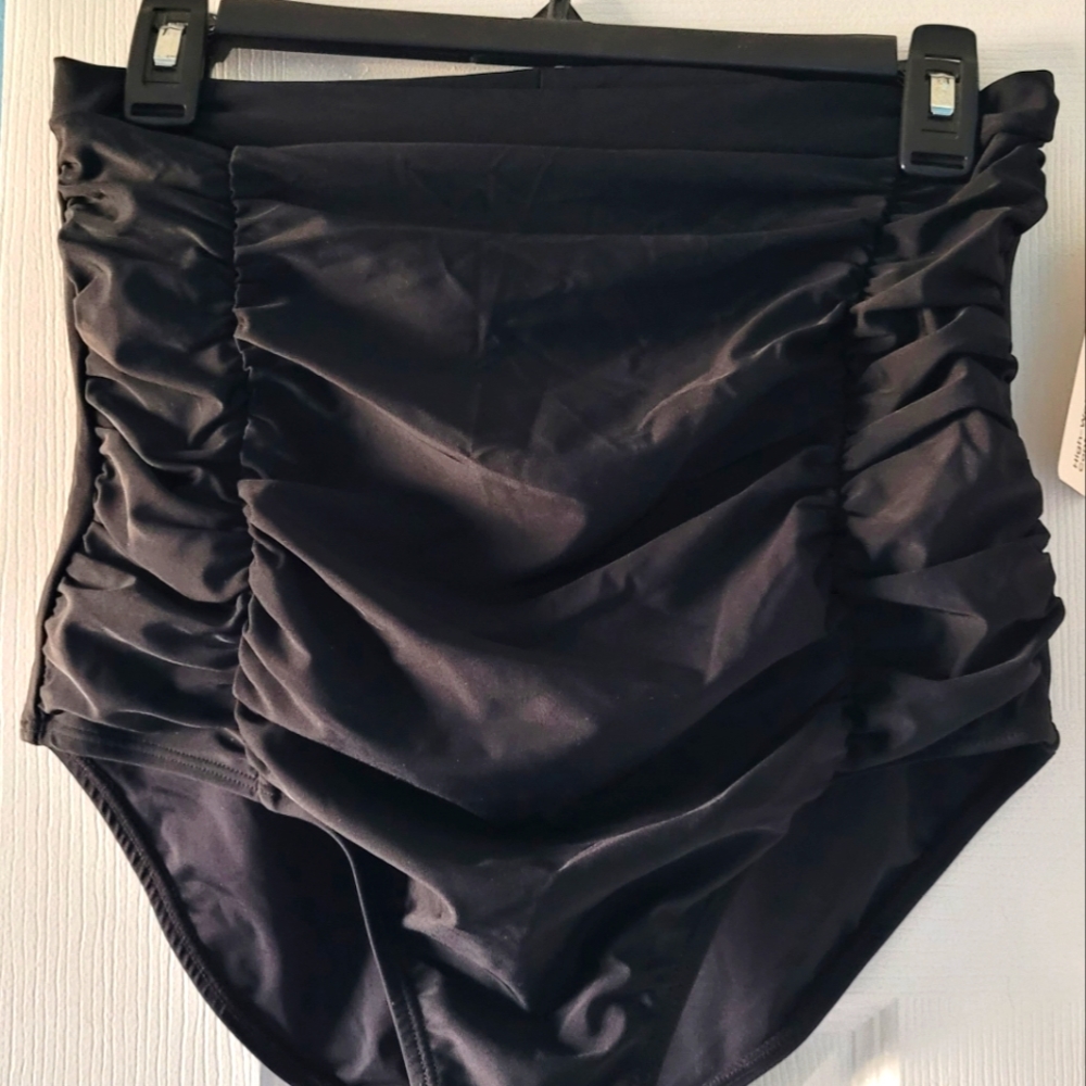 High waisted bikini bottom